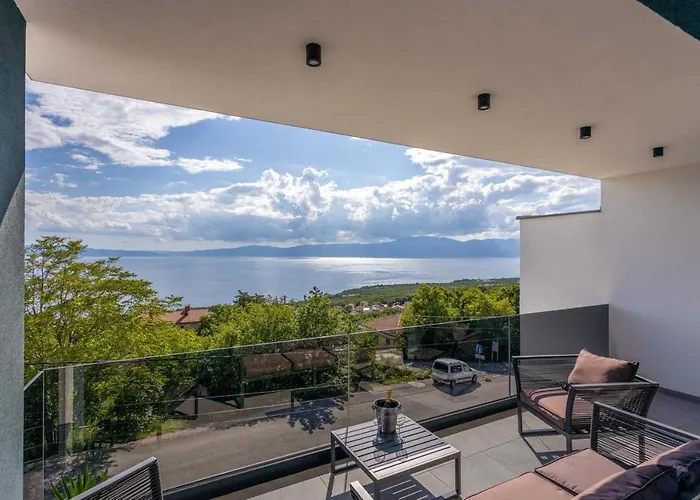 Luxury Sea View Dijana With Infinity Pool & Jacuzzi Near Rijeka Villa