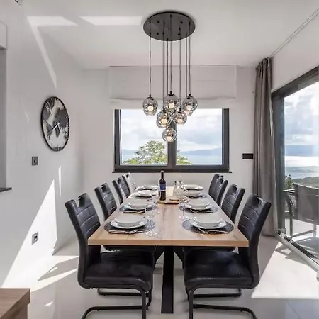 Luxury Sea View Dijana With Infinity Pool & Jacuzzi Near Rijeka Villa