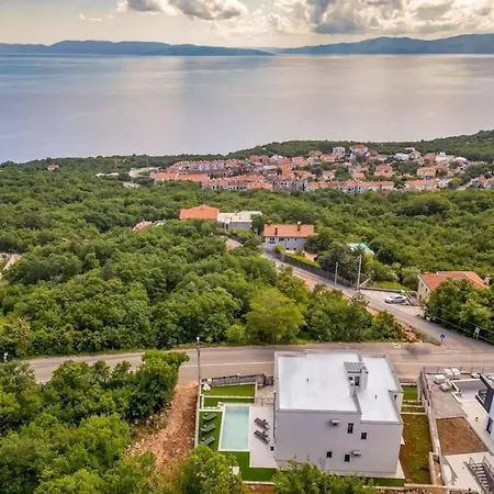 Luxury Sea View Dijana With Infinity Pool & Jacuzzi Near Rijeka