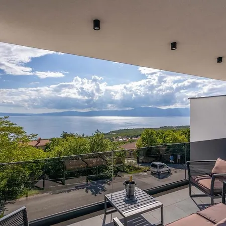 Luxury Sea View Dijana With Infinity Pool & Jacuzzi Near Rijeka Villa
