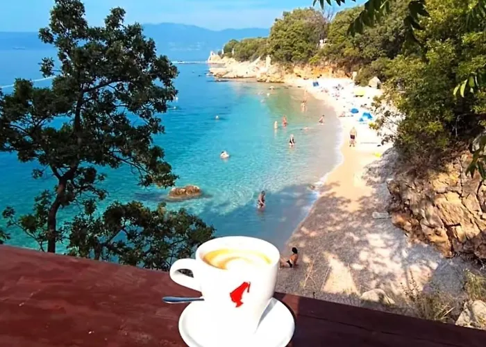 Luxury Sea View Dijana With Infinity Pool & Jacuzzi Near Rijeka