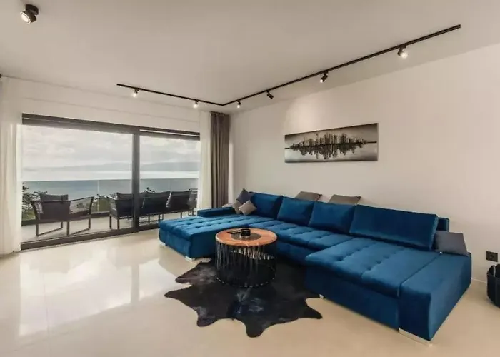 Luxury Sea View Dijana With Infinity Pool & Jacuzzi Near Rijeka * Kostrena